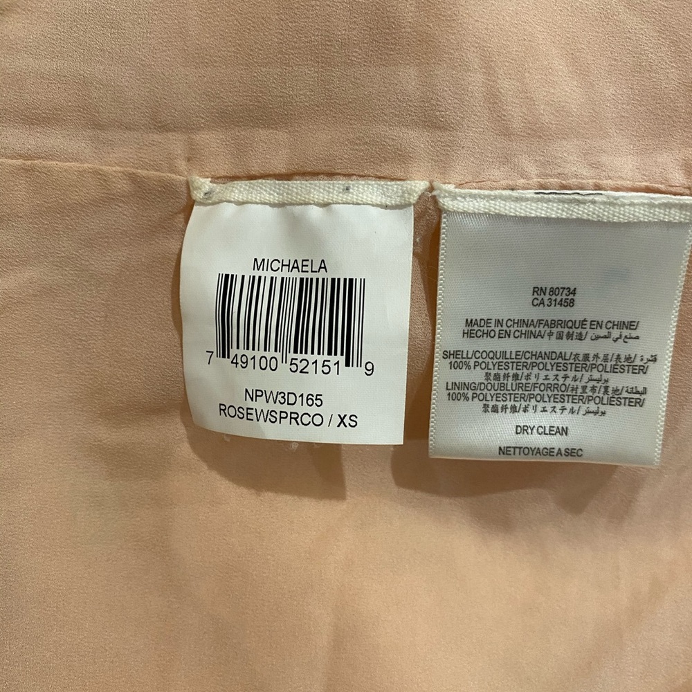 BCBGGeneration Michaela Sequined Mini Rose Size XS - Picture 5 of 8
